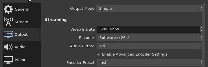 Setup your second destination in OBS Recording settings